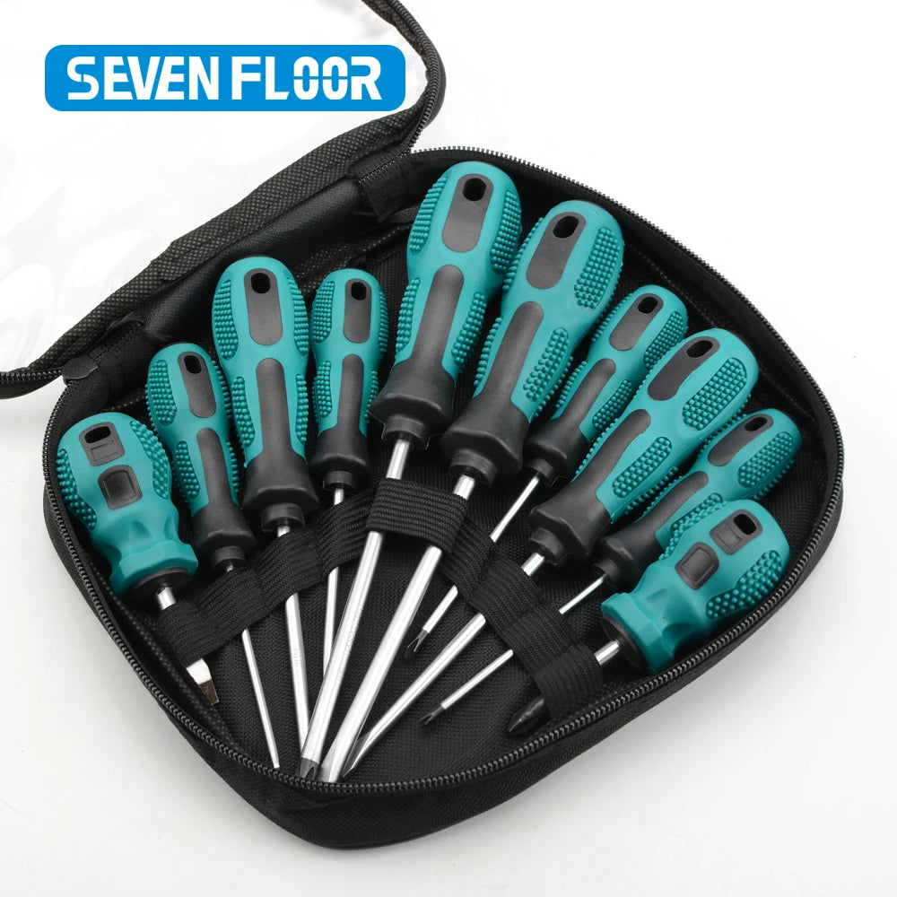 סט עשרה מברגים